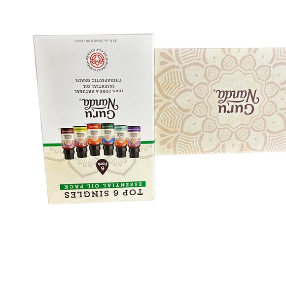 NEW Guru Nanda Top 6 Singles Essential Oil Pack - Picture 3 of 5